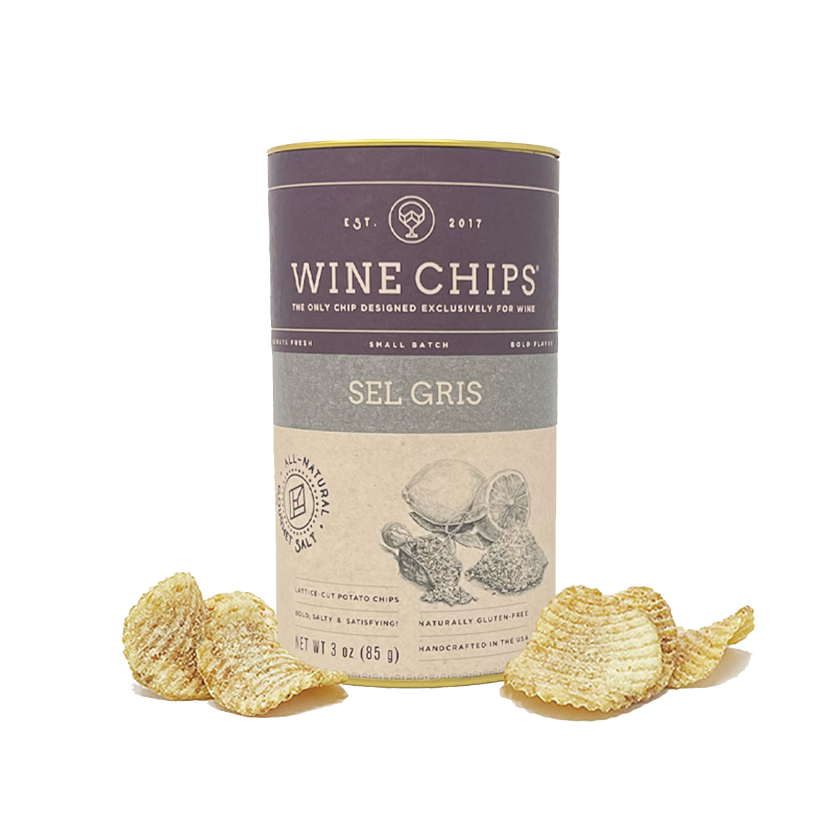 Wine Chips - 3 OZ. SALT OF THE EARTH COLLECTION - ESTATE MIXED CASE OF 12-Goodwynn'sGoodwynn's