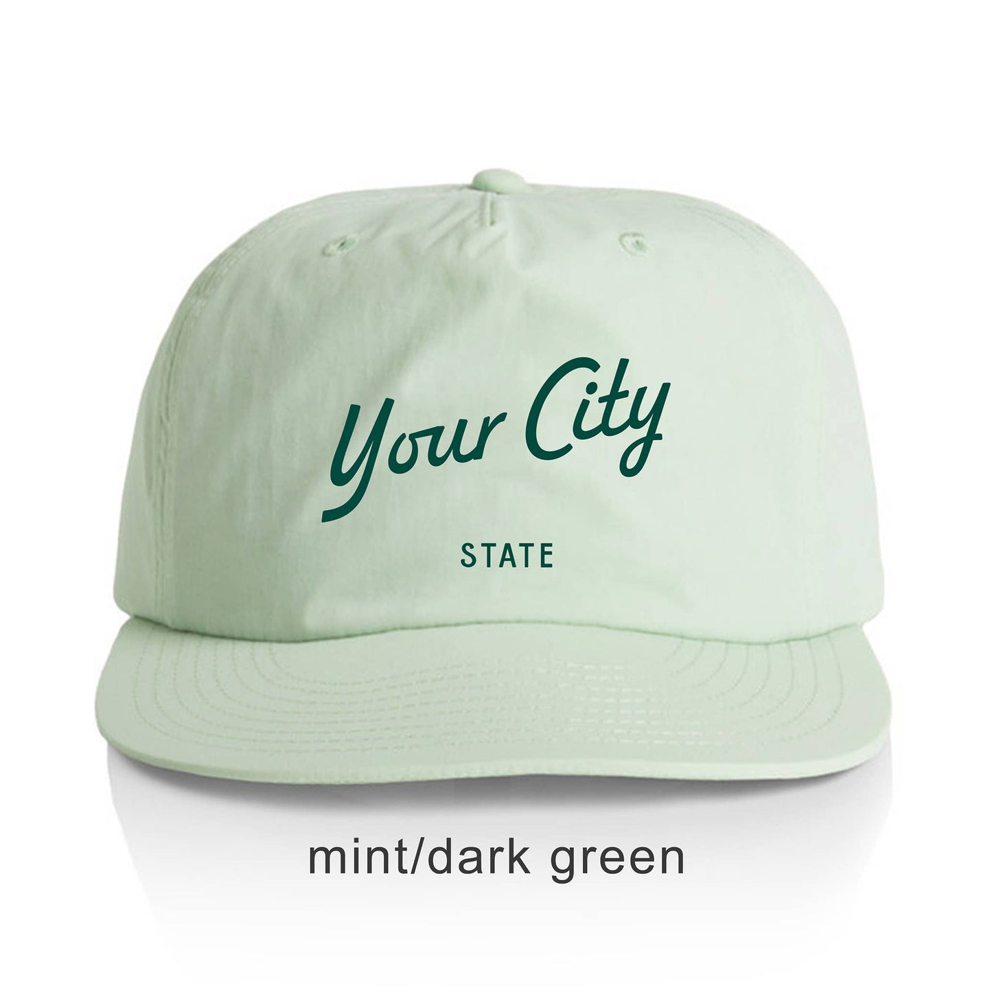 Endless August Supply Co. - Custom Nylon Hat | Script City Customizable Hat | Name Drop