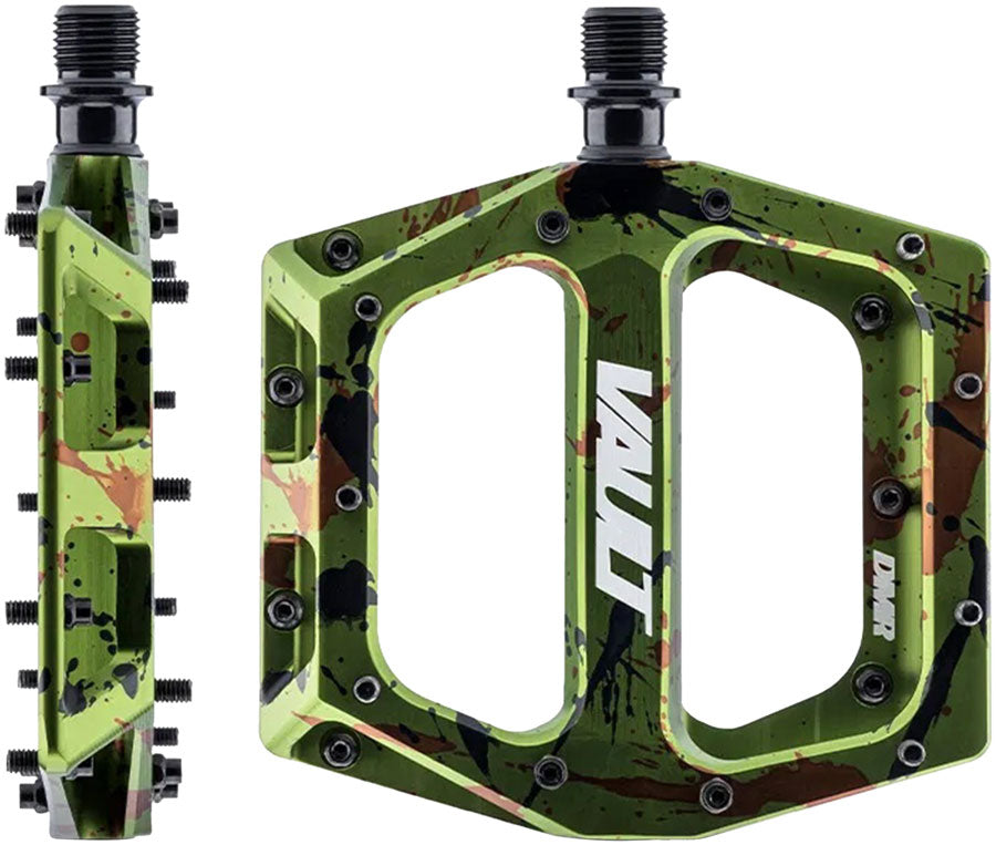 DMR Vault Pedals - Platform Aluminum 9/16" Liquid Camo Green-Goodwynn'sGoodwynn's