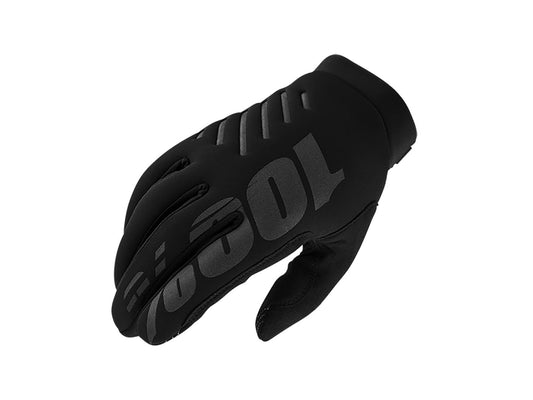 Glove 100% Brisker Women Medium Black-Goodwynn's