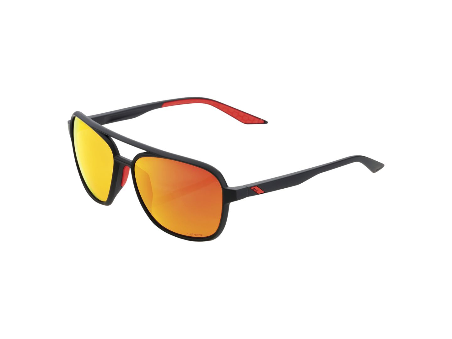 Eyewear 100% Kasia Black/HiPER Red Lens-Goodwynn'sGoodwynn's