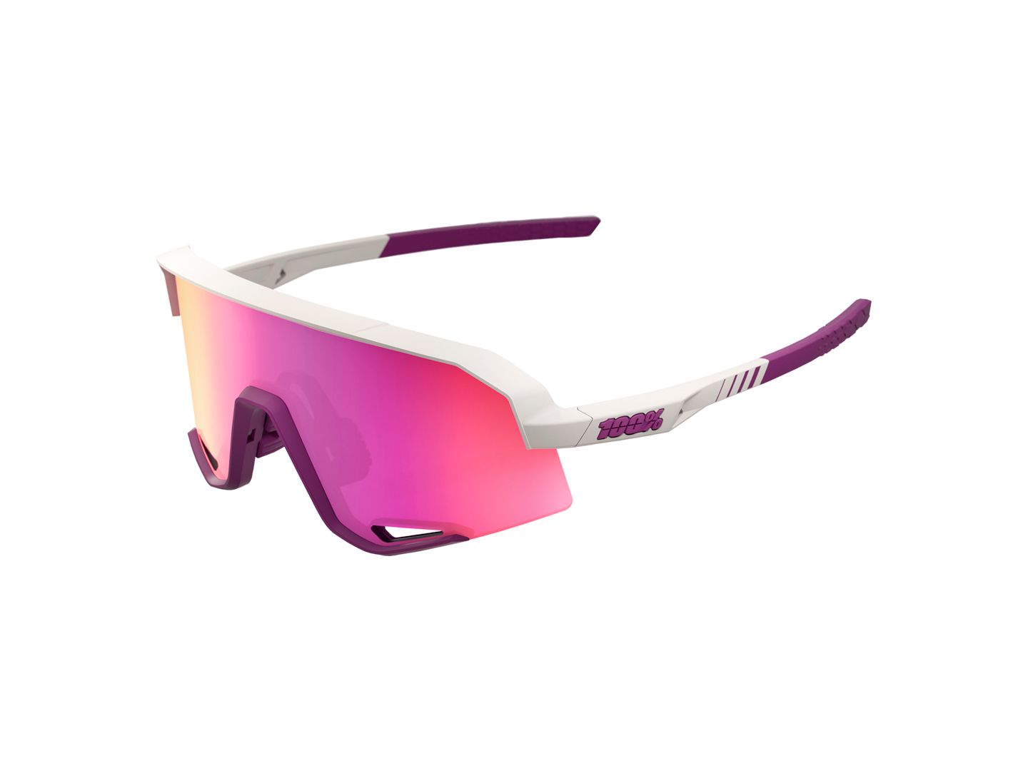Eyewear 100% Slendale White/Purple-Goodwynn'sGoodwynn's