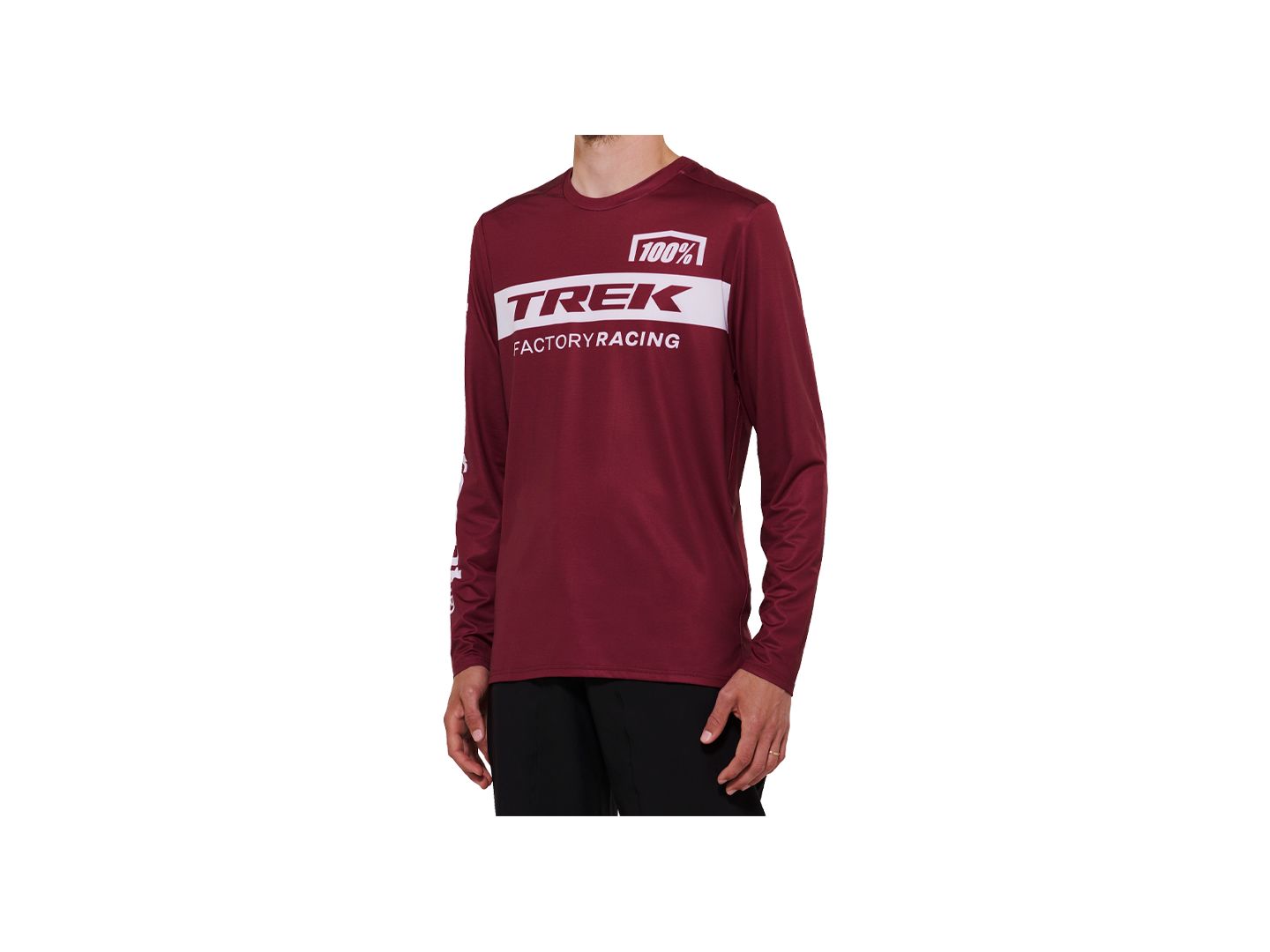 Jersey 100 TFR Airmatic Long Sleeve Small Dark Red-Goodwynn'sGoodwynn's
