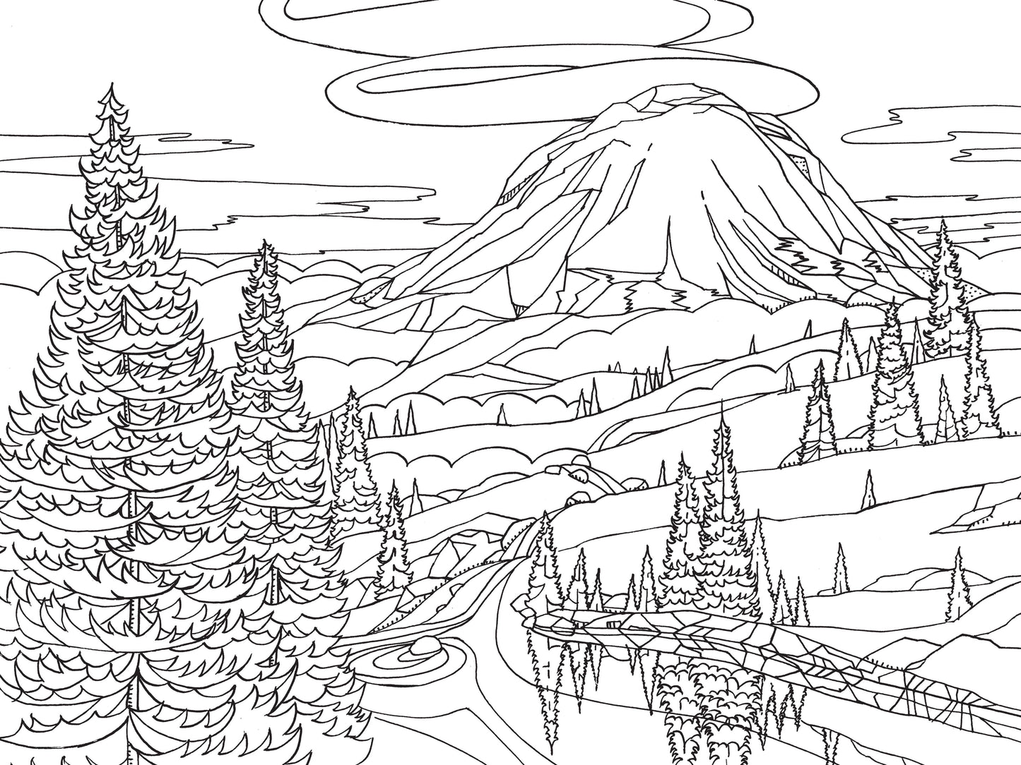 Mountaineers Books - Pacific Northwest Nature Coloring Book