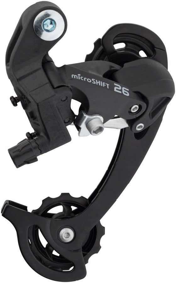 microSHIFT M26 Rear Derailleur - 7/8 Speed Long Cage Black-Goodwynn'sGoodwynn's