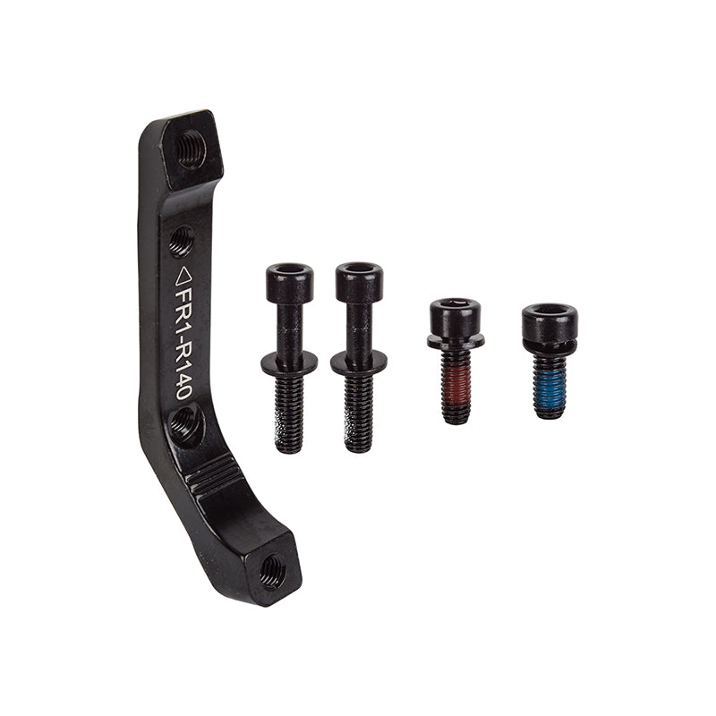 Trp Flat TO Post Disc Adapter RR 140mm Flat Mount Post Mount Black-Goodwynn'sGoodwynn's