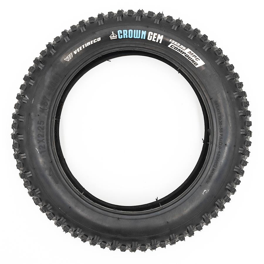 Kids Ride Shotgun Dirt Hero Hybrid Tire 12''x2.25 Wire Tubeless Ready MPC 27TPI Black-Goodwynn'sGoodwynn's