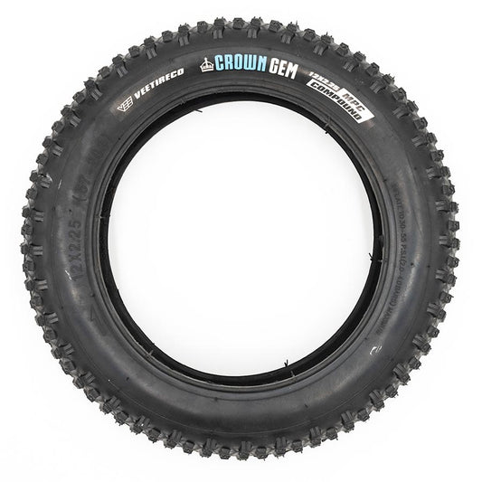 Kids Ride Shotgun Dirt Hero Hybrid Tire 12''x2.25 Wire Tubeless Ready MPC 27TPI Black-Goodwynn's