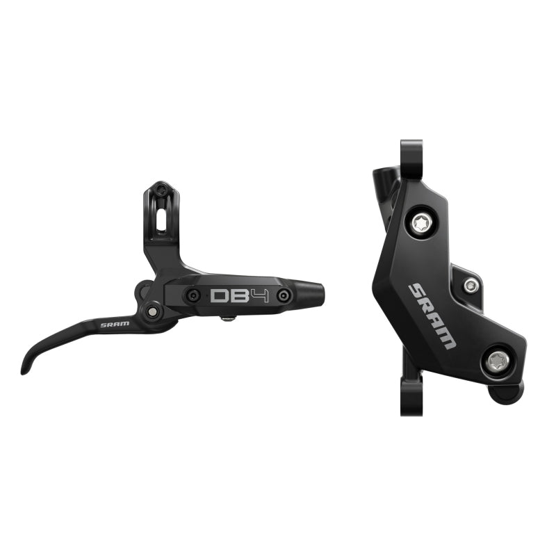 SRAM DB4 Disc Brake Lever - Left Front Rear 2000mm Hose Post Mount 4-Piston Aluminum Lever Diffusion BLK A1-Goodwynn'sGoodwynn's