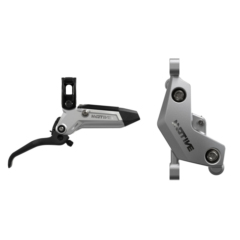 SRAM Motive Ultimate Disc Brake Lever - Rear Front 2000mm Hose Post Mount 4-Piston Alum Lever Body Carbon Blade Blk/Sil A1-Goodwynn'sGoodwynn's