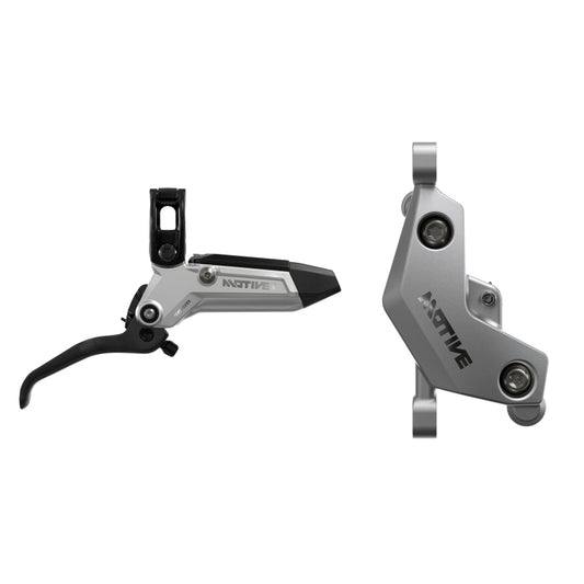 SRAM Motive Ultimate Disc Brake Lever - Rear Front 2000mm Hose Post Mount 4-Piston Alum Lever Body Carbon Blade Blk/Sil A1-Goodwynn's