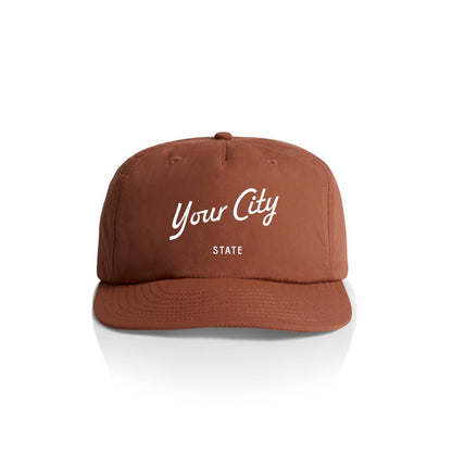 Endless August Supply Co. - Custom Nylon Hat | Script City Customizable Hat | Name Drop