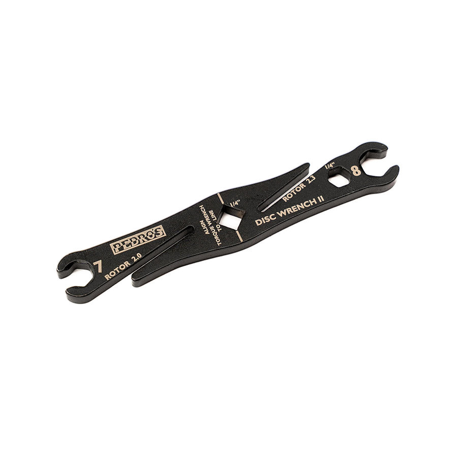 Pedros Disc Wrench II 7 & 8mm flare wrenches plus two rotor truing slots-Goodwynn'sGoodwynn's