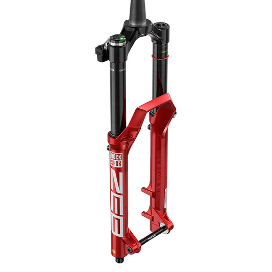 RockShox ZEB Ultimate Flight Attendant Charger 3.1 Suspension Fork - 29" 170 mm 15 x 110 mm 44 mm Offset Electric Red A3-Goodwynn's