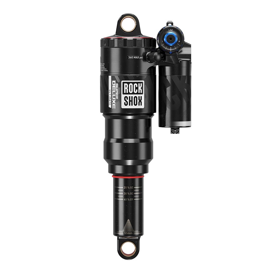RockShox Super Deluxe Ultimate C2 Rear shock 210x55 Shaft Eyelet: Standard Body Eyelet: Bearing 0Neg/3Sleeve Tokens Reb55/Comp30 Lockout 4-Goodwynn'sGoodwynn's