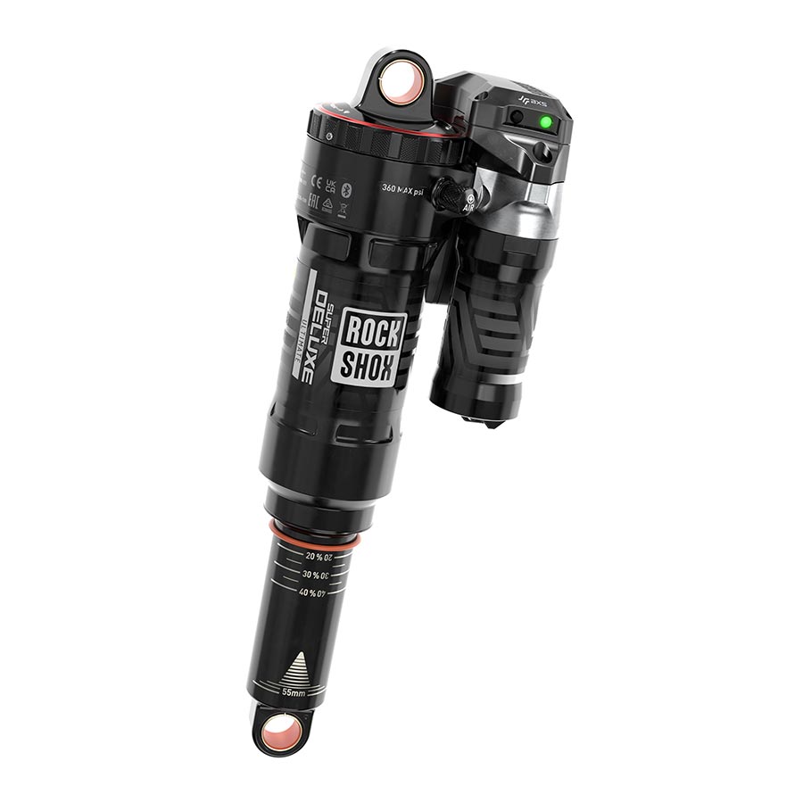 RockShox Super Deluxe Flight Attendant Rear shock 210x55 Shaft Eyelet: Standard Body Eyelet: No Bushing - 90 Deg Rotation 0Neg/0Pos Token Reb55/Comp34 Lockout6-Goodwynn'sGoodwynn's