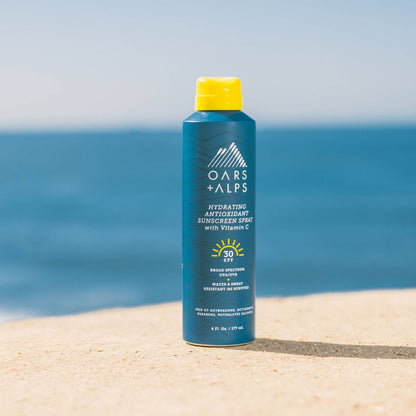 Oars + Alps - Hydrating Antioxidant SPF 30 Sunscreen Spray, Vit C