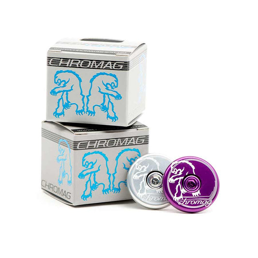 Chromag Top Cap 1-1/8'' Silver-Goodwynn's