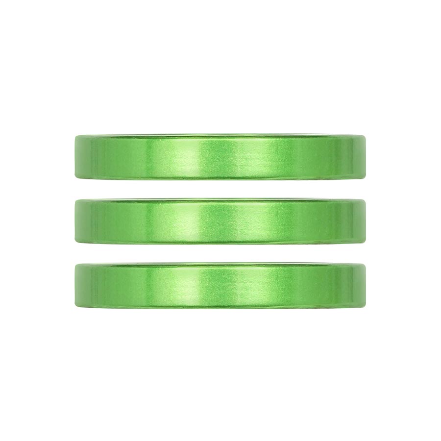 Industry Nine iRiX Headset Spacer 1-1/8 Height: 5mm Aluminum Lime 3pcs-Goodwynn'sGoodwynn's