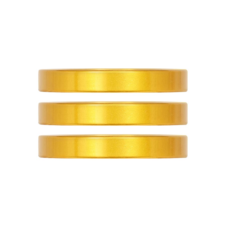 Industry Nine iRiX Headset Spacer 1-1/8 Height: 5mm Aluminum Gold 3pcs-Goodwynn'sGoodwynn's
