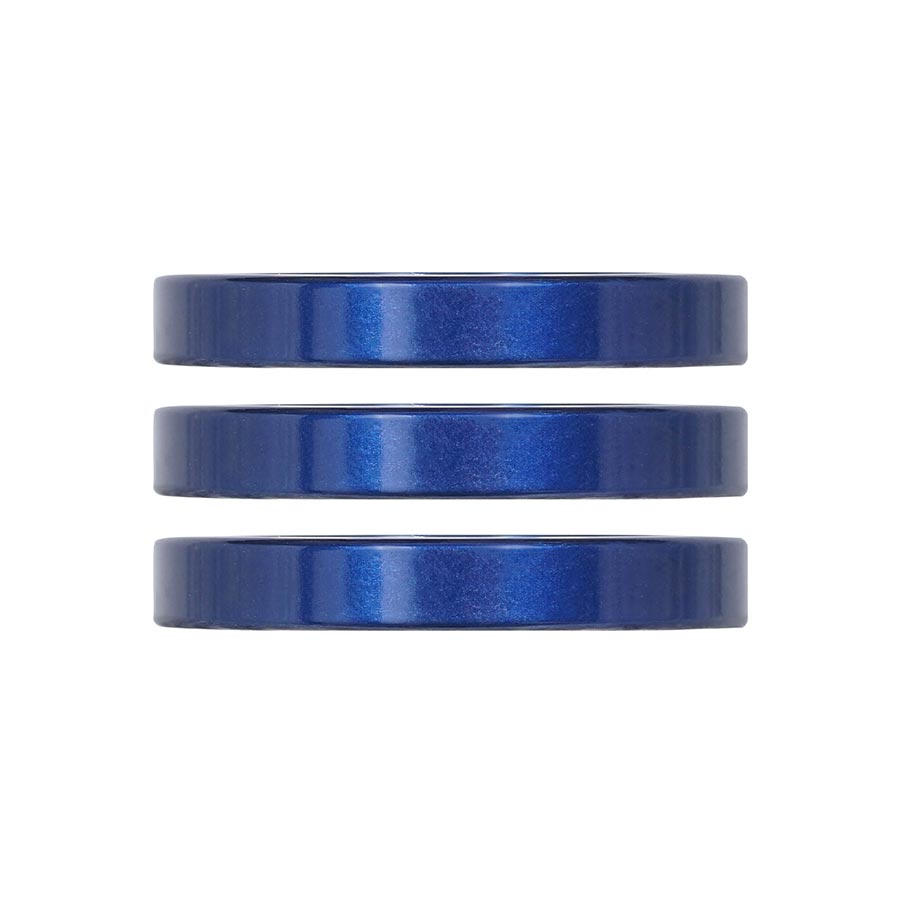 Industry Nine iRiX Headset Spacer 1-1/8 Height: 5mm Aluminum Blue 3pcs-Goodwynn'sGoodwynn's