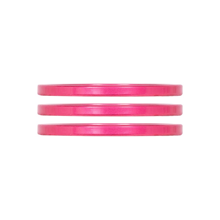 Industry Nine iRiX Headset Spacer 1-1/8 Height: 2.5mm Aluminum Pink 3pcs-Goodwynn'sGoodwynn's