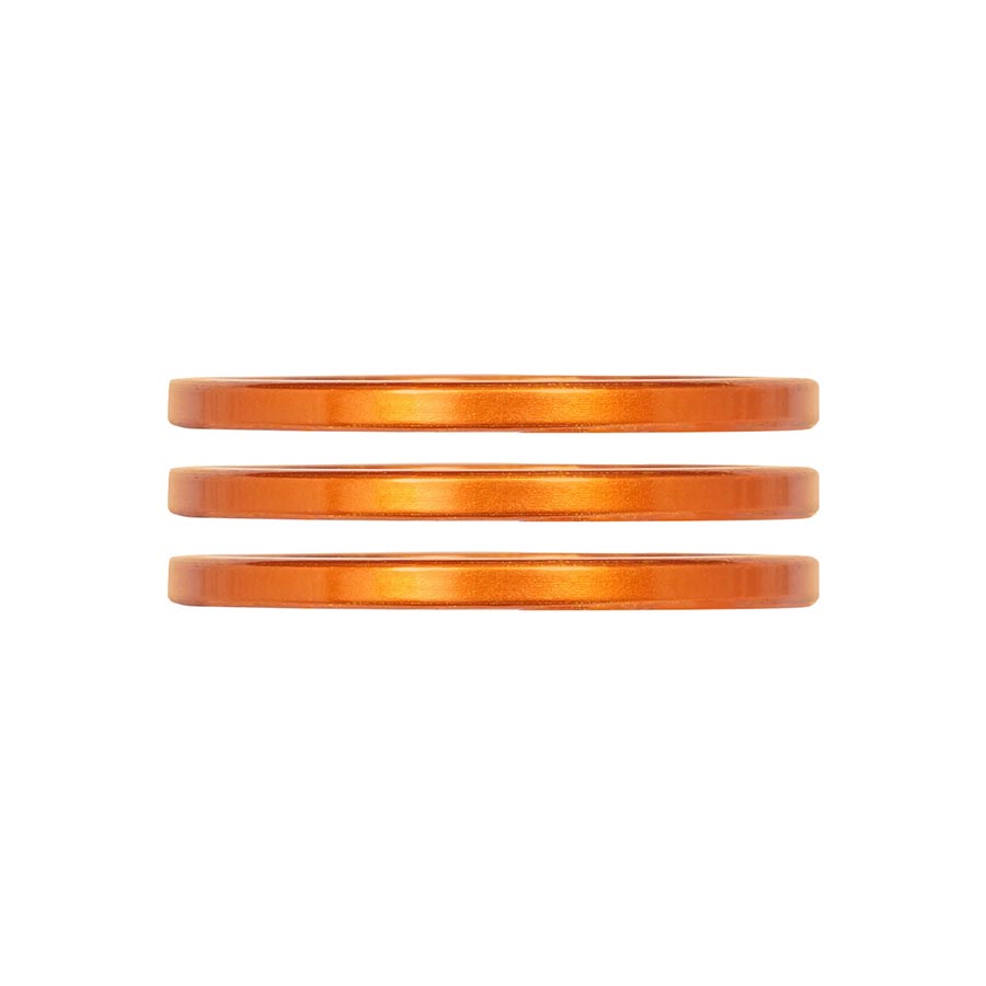 Industry Nine iRiX Headset Spacer 1-1/8 Height: 2.5mm Aluminum Orange 3pcs-Goodwynn'sGoodwynn's
