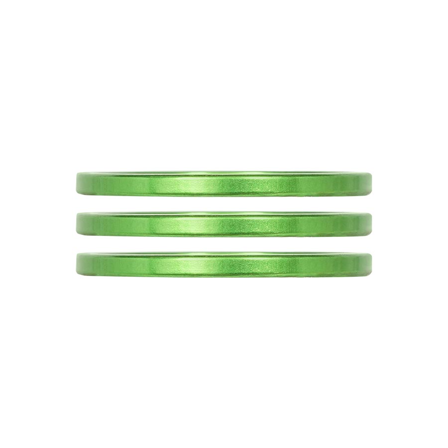 Industry Nine iRiX Headset Spacer 1-1/8 Height: 2.5mm Aluminum Lime 3pcs-Goodwynn'sGoodwynn's