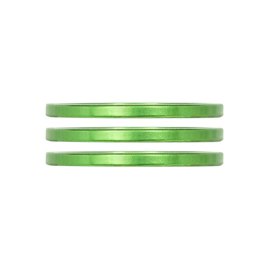 Industry Nine iRiX Headset Spacer 1-1/8 Height: 2.5mm Aluminum Lime 3pcs-Goodwynn's