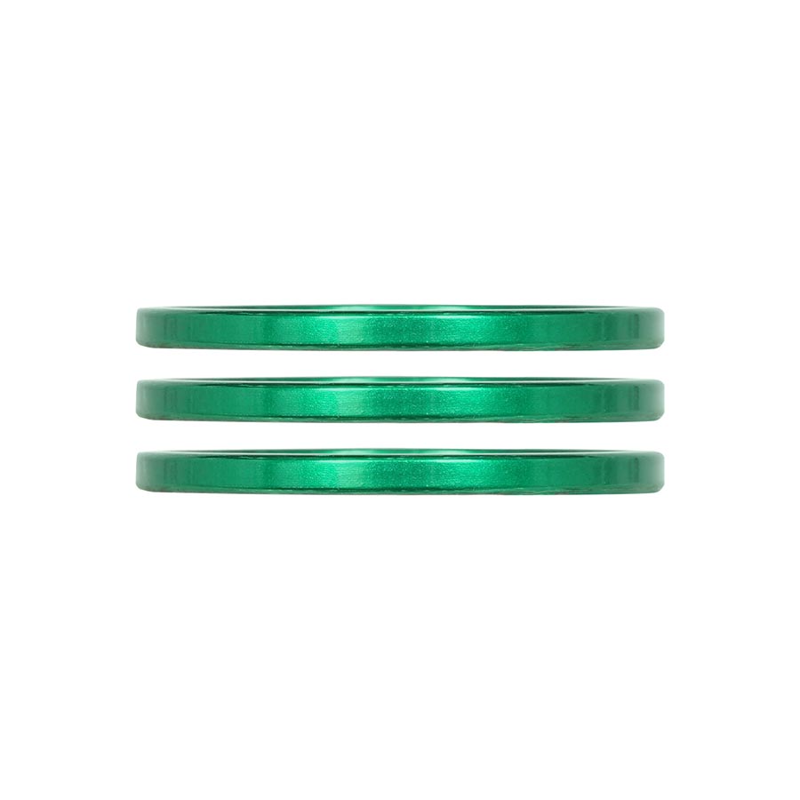 Industry Nine iRiX Headset Spacer 1-1/8 Height: 2.5mm Aluminum Green 3pcs-Goodwynn'sGoodwynn's