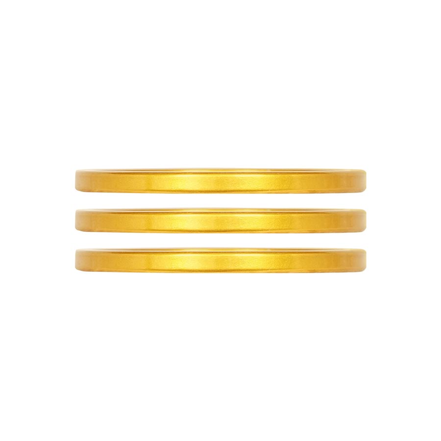 Industry Nine iRiX Headset Spacer 1-1/8 Height: 2.5mm Aluminum Gold 3pcs-Goodwynn'sGoodwynn's