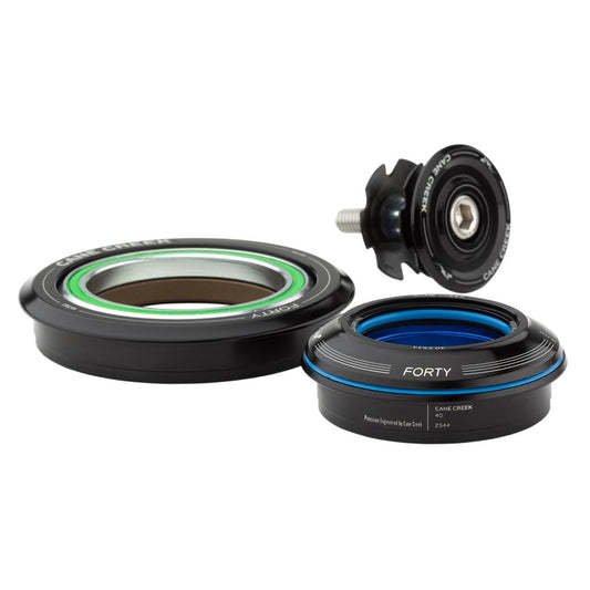 Cane Creek 40 Series ZS44/ZS62/40 Headset : ZS44/28.6/H8 | ZS62/40 ZeroStack Complete Black-Goodwynn's
