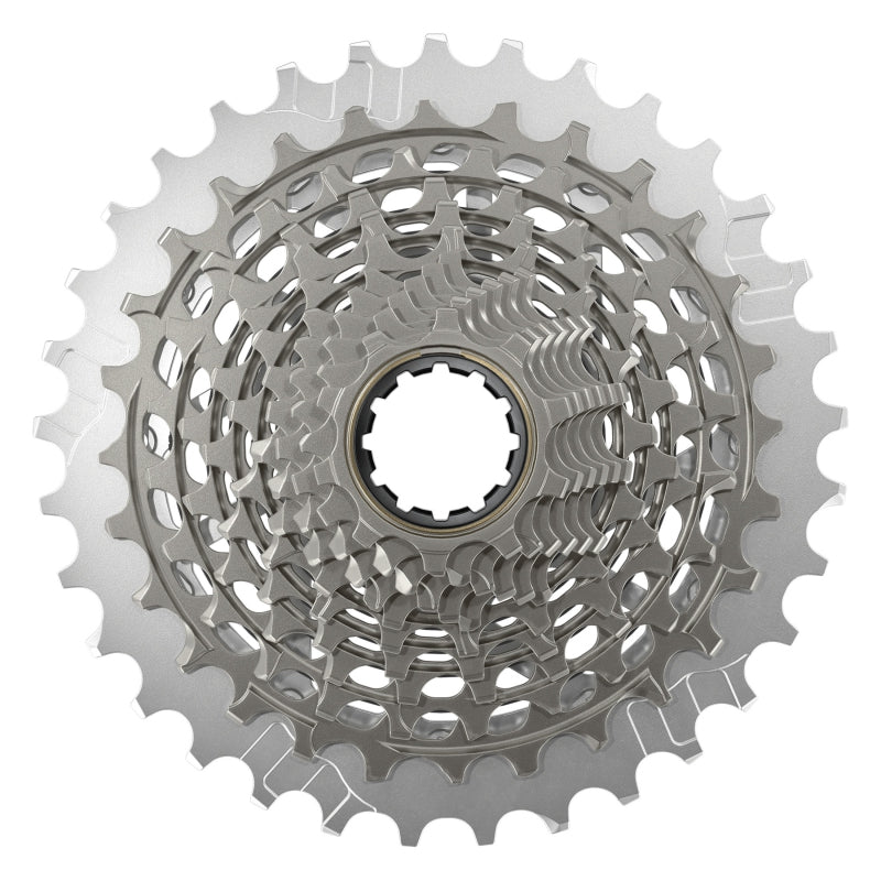 SRAM RED XG-1290 Cassette - 12-Speed 10-33t For XDR Driver Body Silver E1-Goodwynn'sGoodwynn's