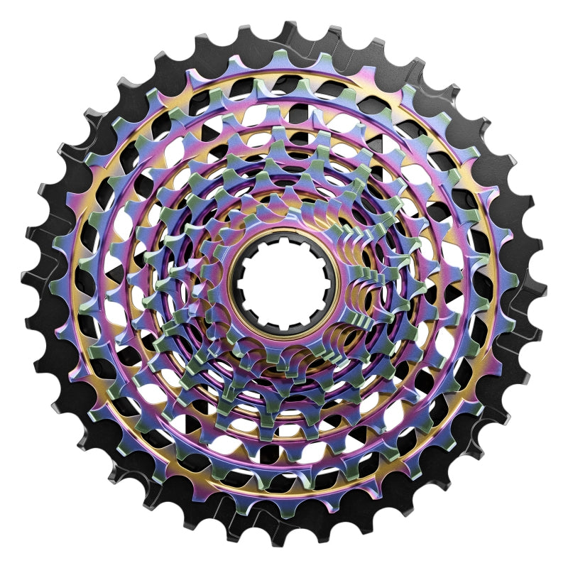 SRAM RED XG-1290 Cassette - 12-Speed 10-36t For XDR Driver Body Rainbow E1-Goodwynn'sGoodwynn's