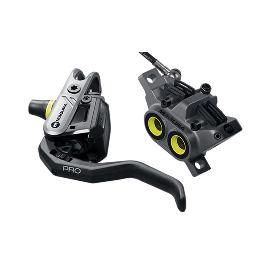 Magura Gustav Pro MTB Hydraulic Disc Brake Front or Rear Post mount Disc: Not included 348g Black-Goodwynn'sGoodwynn's