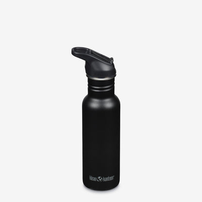 18 oz Classic Water Bottle with Flip Seal Sport Cap and Straw