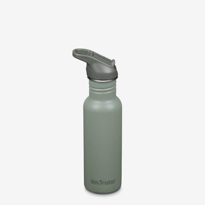 18 oz Classic Water Bottle with Flip Seal Sport Cap and Straw