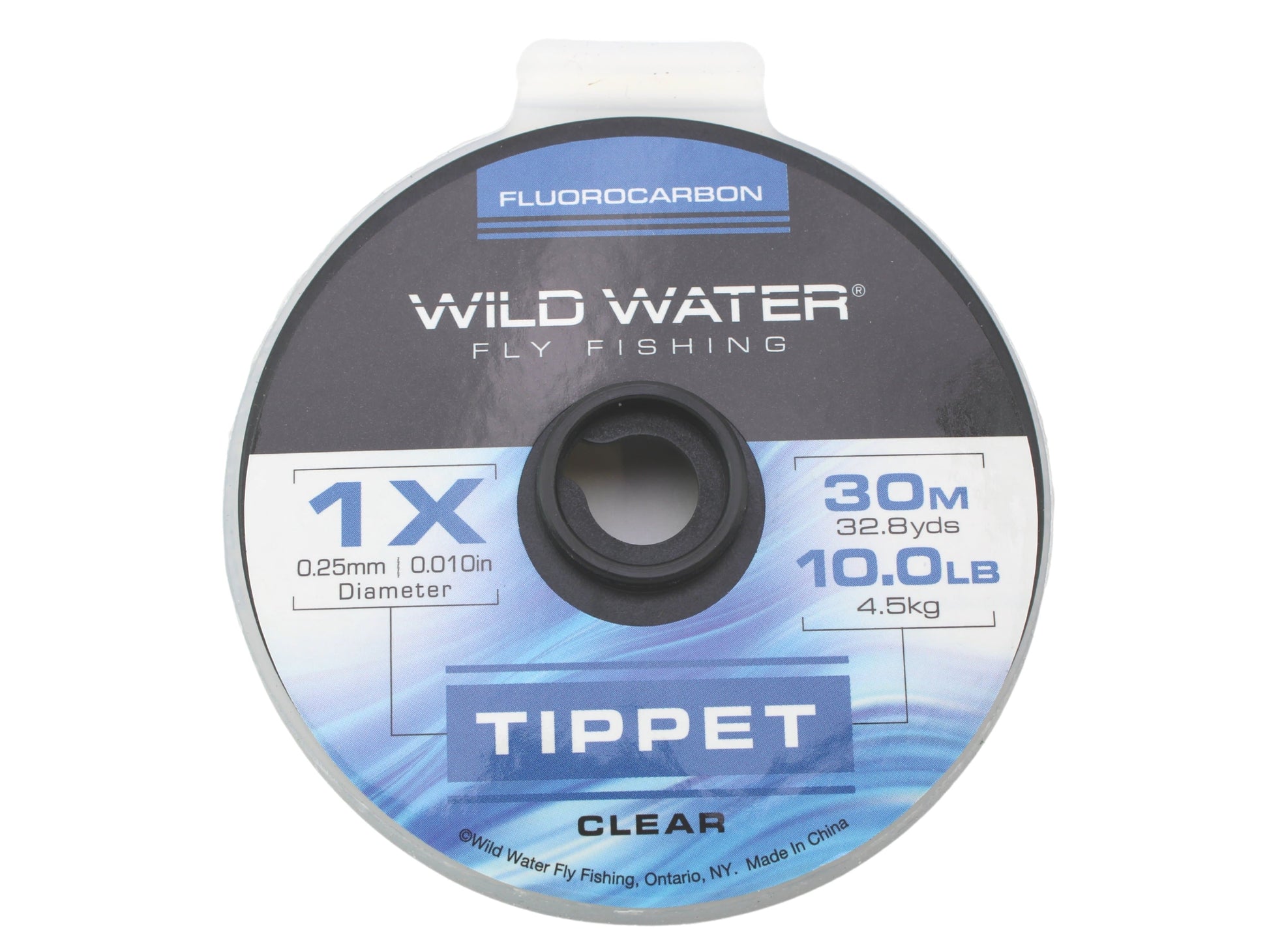 Wild Water Fly Fishing Fluorocarbon Tippet Spool 1X, 30m-Goodwynn'sGoodwynn's