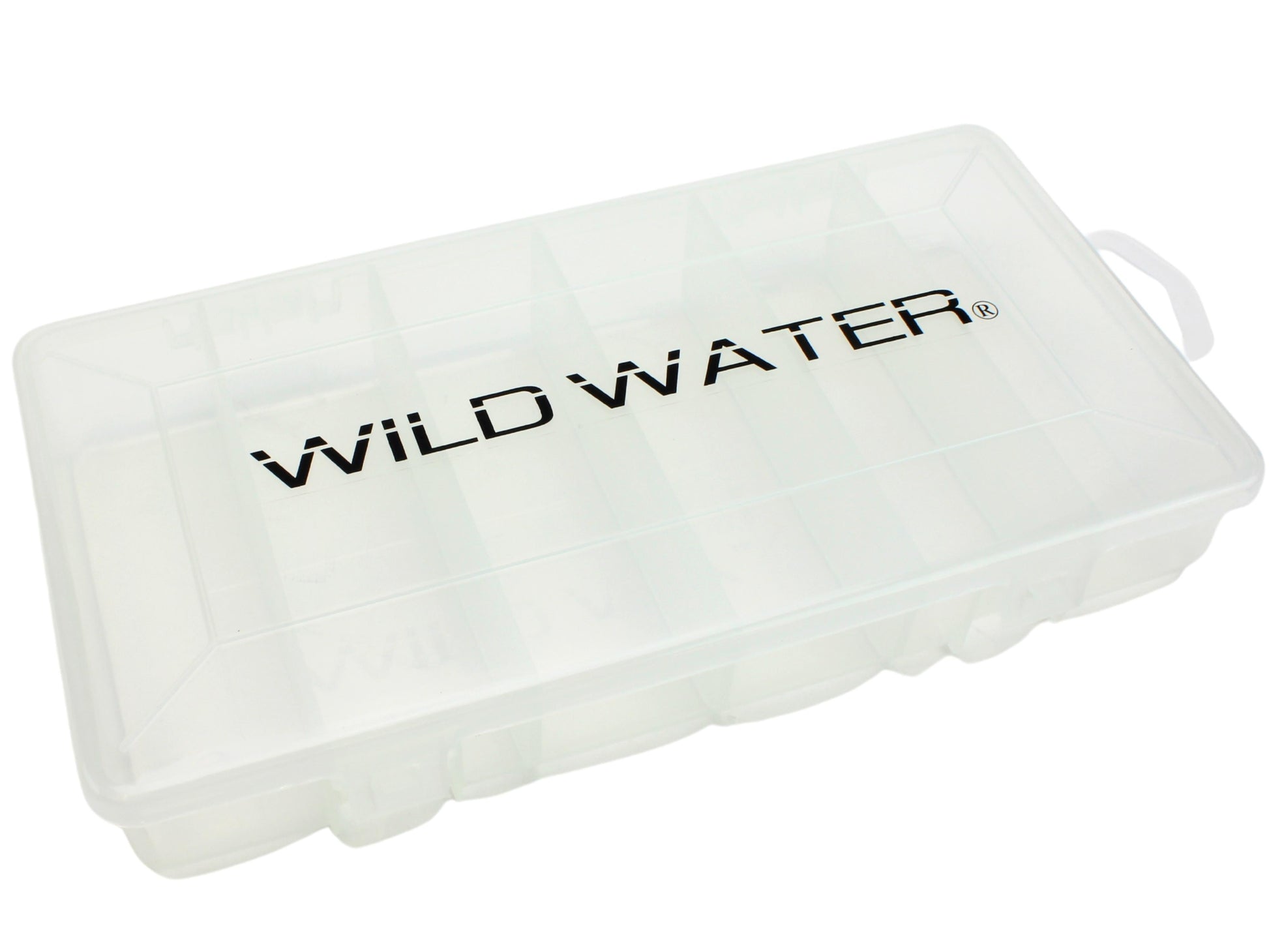 Wild Water Fly Fishing Large 6 Section Clear Fly Box-Goodwynn'sGoodwynn's