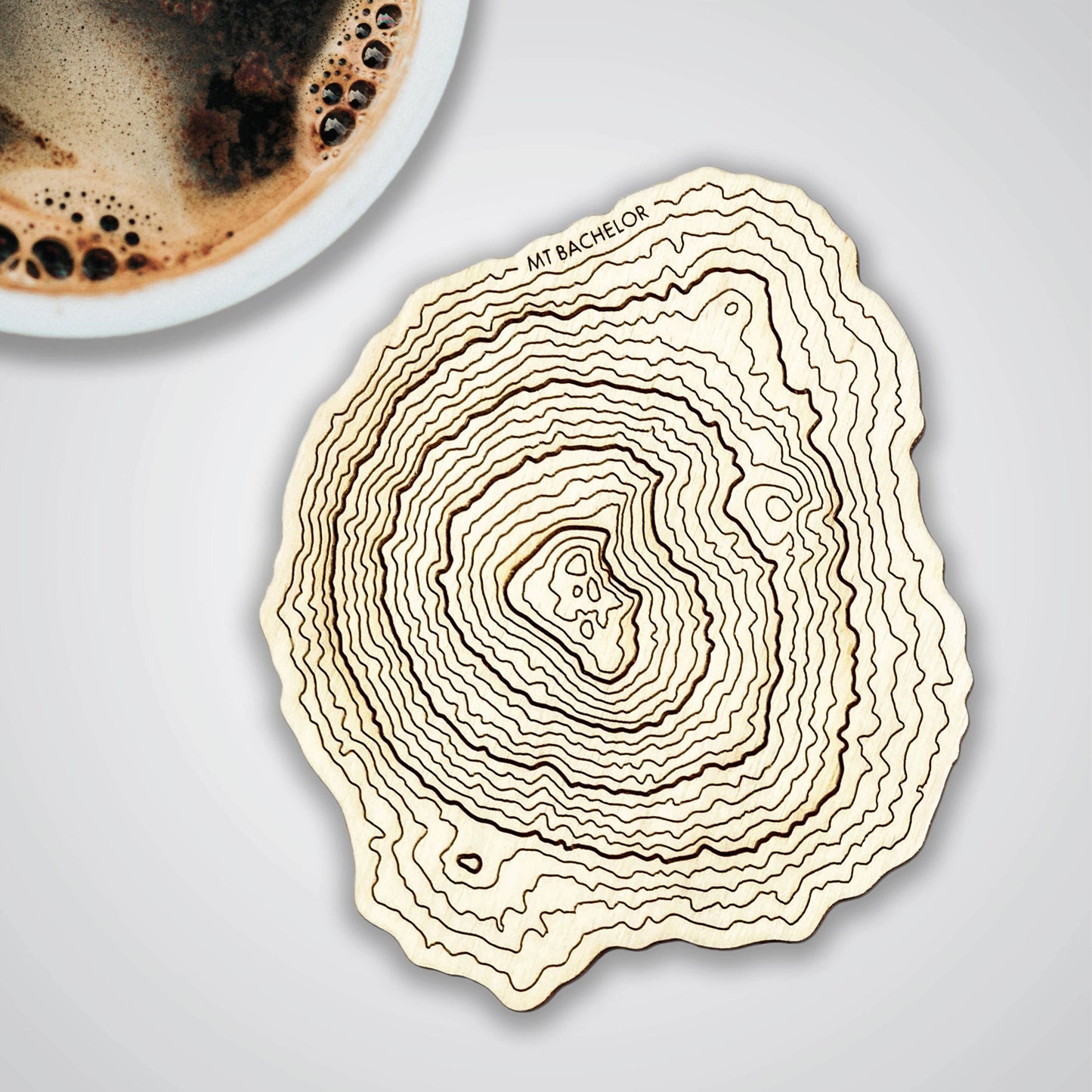 SML | Simple Modern Living - OR Volcanoes Topography Coasters - Set of 4