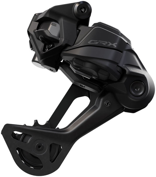 Shimano GRX RD-RX717-SGS Di2 Wireless Rear Derailleur - 12-Speed Long Cage Shadow ES BLK-Goodwynn's