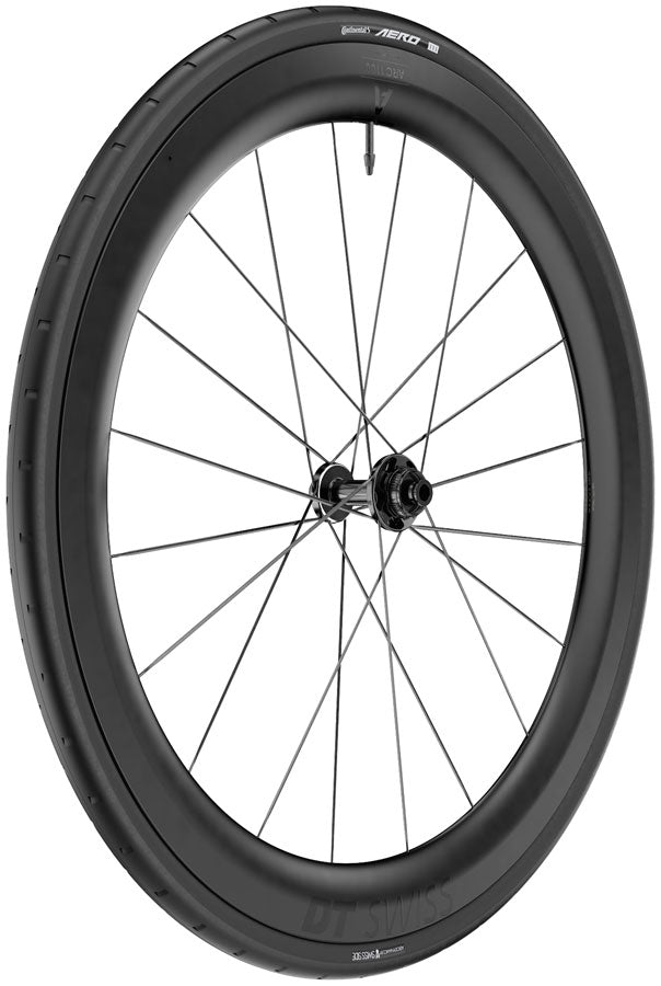 DT Swiss ARC 1100 DiCut 55 Front Wheel - 700 12 x 100mm Center-Lock BLK WTS w/Aero 111 Tire-Goodwynn'sGoodwynn's