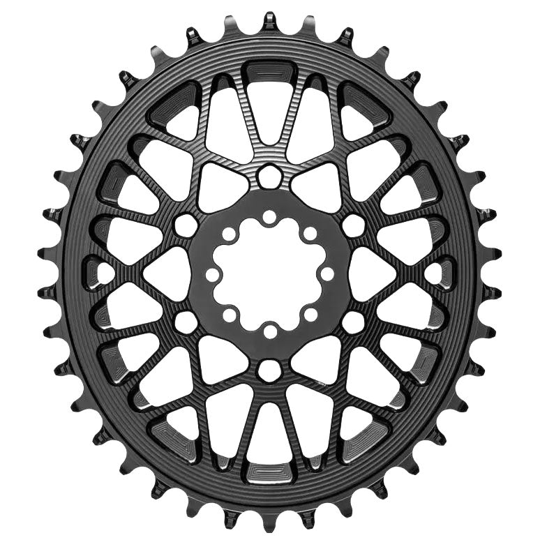 absoluteBLACK Oval Chainring SRAM AXS Gravel 38T - Black-Goodwynn'sGoodwynn's
