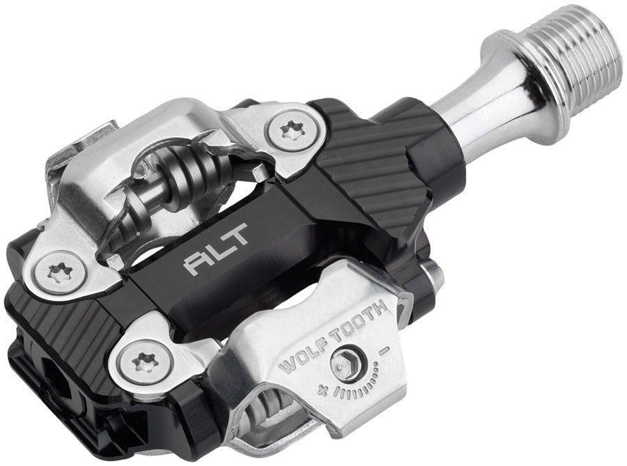 Wolf Tooth ALT XC Clipless Pedals - Dual Sided Clipless Alloy 9/16" BLK Pair Shimano SPD-Goodwynn'sGoodwynn's