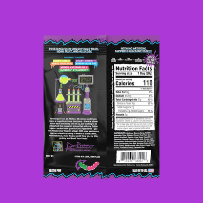 Rotten Candy - Original Gummy Worms Candy: GF, Prebiotics, Low Sugar