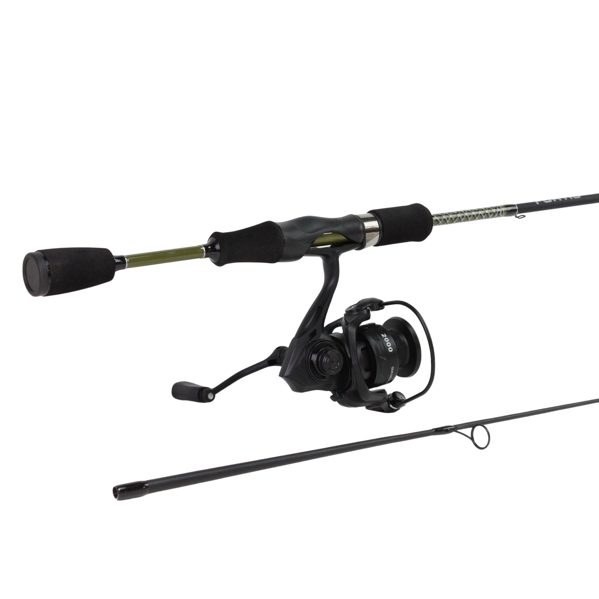 FORTIS 5' Ultra Light Action 2 Piece Spinning Rod and 2000 Spinning Reel Package (FSP502UL)-Goodwynn'sGoodwynn's
