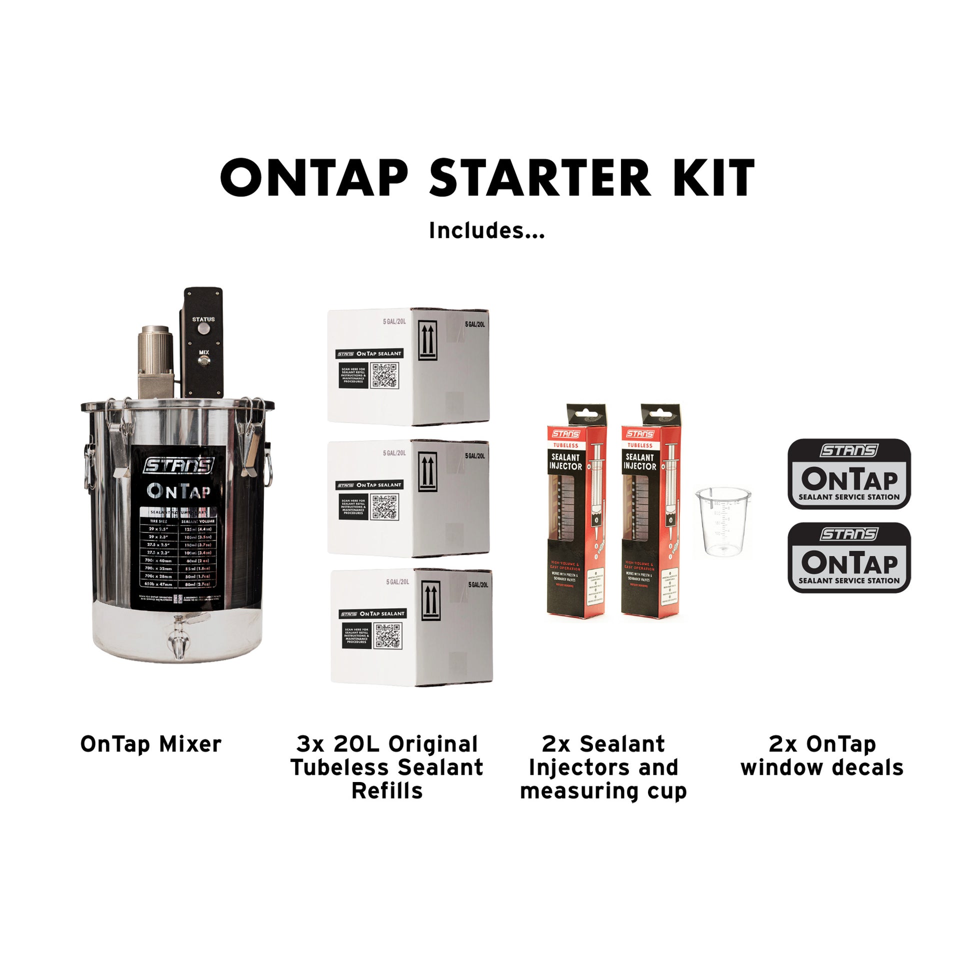 Stan's OnTap (1) Mixer and (3) 20L Cubetainers-Goodwynn'sGoodwynn's