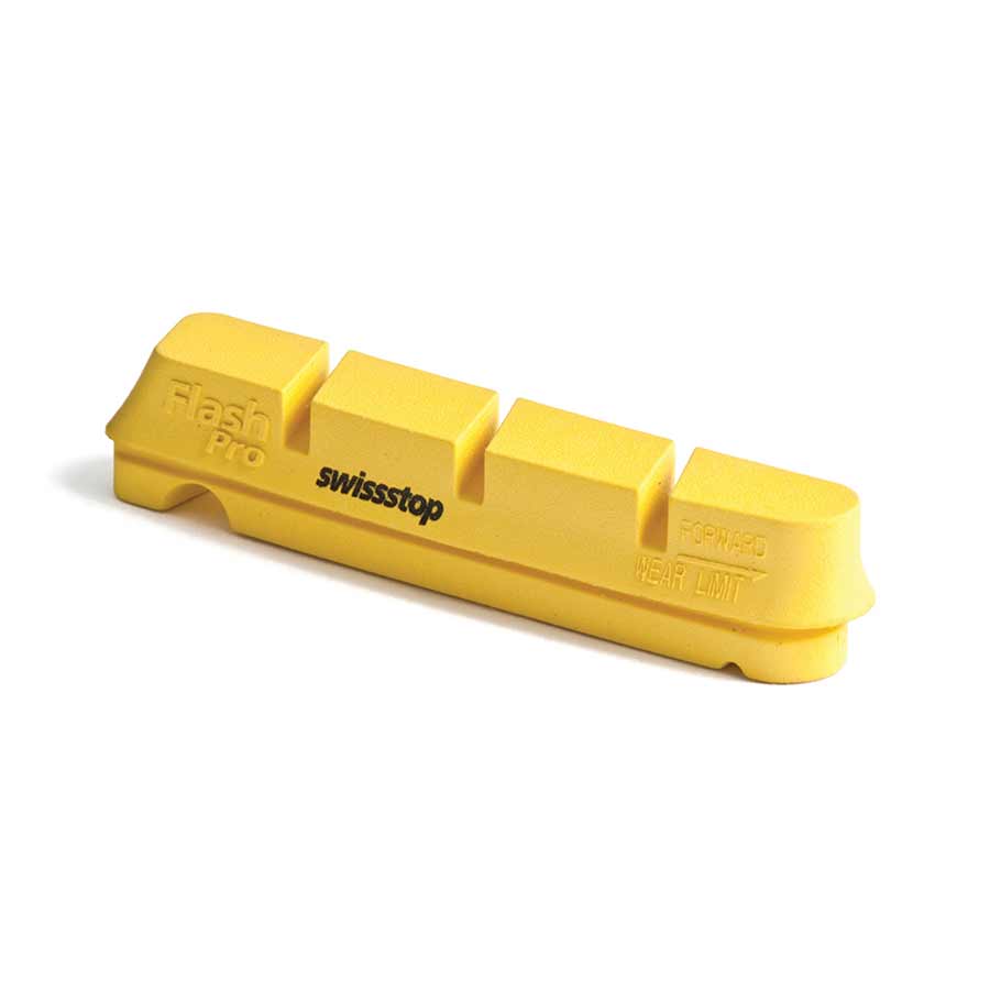 SwissStop FlashPro Replacement pads for carbon rims Shimano Yellow King Pack of 4-Goodwynn'sGoodwynn's