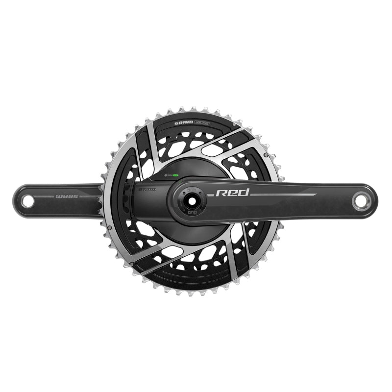 SRAM RED AXS Power Meter Crankset - 170mm 2x 12-Speed 46/33t 8-Bolt Direct Mount DUB Spindle Interface Natural Carbon E1-Goodwynn'sGoodwynn's