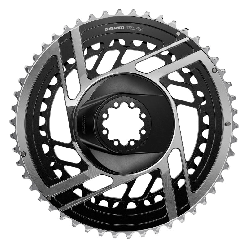 SRAM RED 2x Chainring Kit - 46/33t 2x12-Speed 8-Bolt Direct Mount BLK/Silver E1-Goodwynn'sGoodwynn's